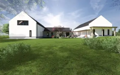 Rodinný dům s hospodářskou budovou Mokré Lazce