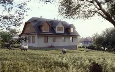 Rodinný dům v jesenickém stylu Razová